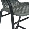 Flash Furniture Lila Set of 4 Commercial Grade Gray Rattan Indoor-Outdoor Restaurant Barstool, 4PK 4-SDA-AD632032R-GY-GG